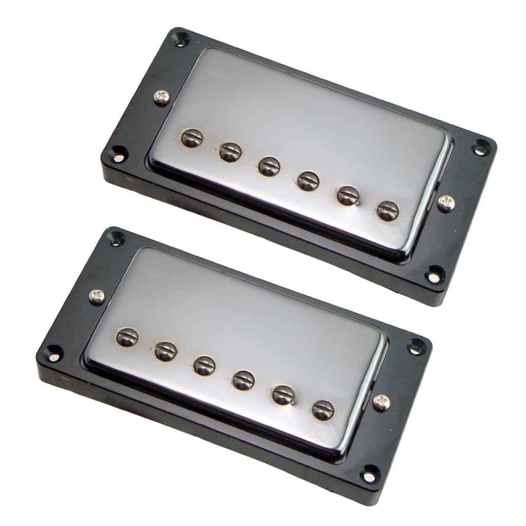 LeeQinersw 2 Pieces Double Coil Neck&Bridge Pickups with Tone&Volume Control Knobs for LP