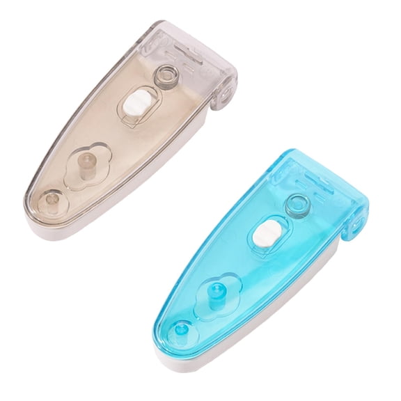 Dreamyjuly Portable Blister Pack Opener for Elderly Disabled Weak Hands, Easy Pill Extractor Medicine Organizer, Travel-Friendly Pill Remover Tool, (Light Ashy Light Blue,2Pcs)