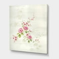 thumbnail image 3 of Abstract Retro Drawing of Flowers II 12 in x 8 in Painting Canvas Art Print, by Designart, 3 of 4