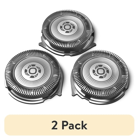 (2 pack) Philips Norelco Shaving Heads For Shaver Series 3000, 2000, 1000 and Click & Style, SH30/52