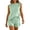 a-Green54594, variant on Womens Solid Color Ribbed Knit Two Piece Outfit Crew Neck Sleeveless Tunic Top High Waist Shorts Casual Matching Set For Loungewear Daily Wear Stylish Set