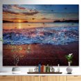 thumbnail image 2 of Design Art - Blue Sea Waves during Sunset, 2 of 5