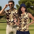 thumbnail image 2 of KUIFORTI Matching Couple Tennis Shirts Camouflage Hunting Duck Quarter Zip Matching Golf Shirts for Couple Mens Shirts Casual for Golf,Tennis,Hiking,Running,Gym Moisture Wicking, 2 of 6