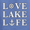 thumbnail image 4 of Wild Bobby, Anchor Wheels Love Lake Life, Unisex Crewneck Graphic Sweatshirt, Vintage Heather Blue, Small, 4 of 4