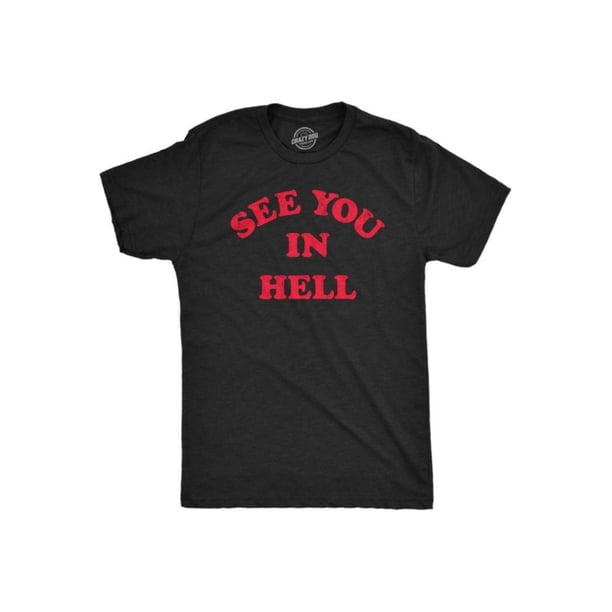 Nos vemos en el infierno, camiseta de Halloween, camiseta espeluznante, camiseta divertida de Halloween, Halloween, camisetas del 666, camisetas del diablo, camisetas divertidas, camisetas del infiern