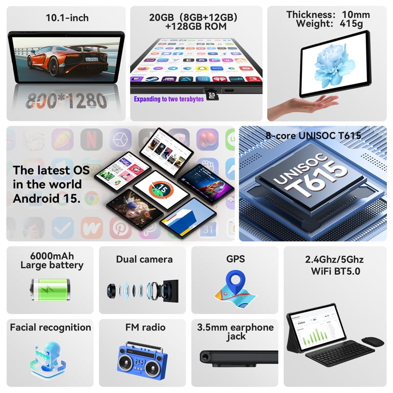 Alphawolf L2S 10.1inch Tablet Android 16 Gemini3.0 Tablet with