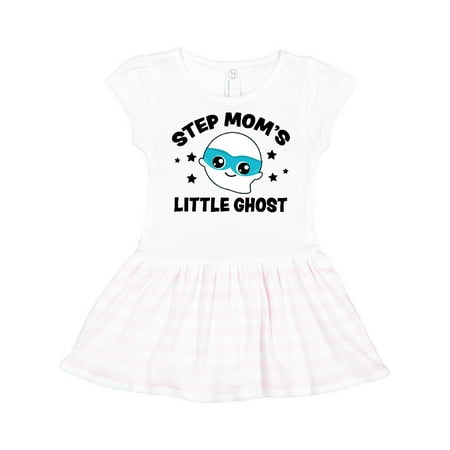 

Inktastic Cute Step Mom s Little Ghost with Stars Gift Toddler Girl Dress