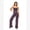 Bean purple, variant on IBTOM CASTLE Womens Workout Sets 2 Piece Spaghetti Straps Crop Top Straight Leg Yoga Pants Yoga Pilates Active Outfits L Butter yellow