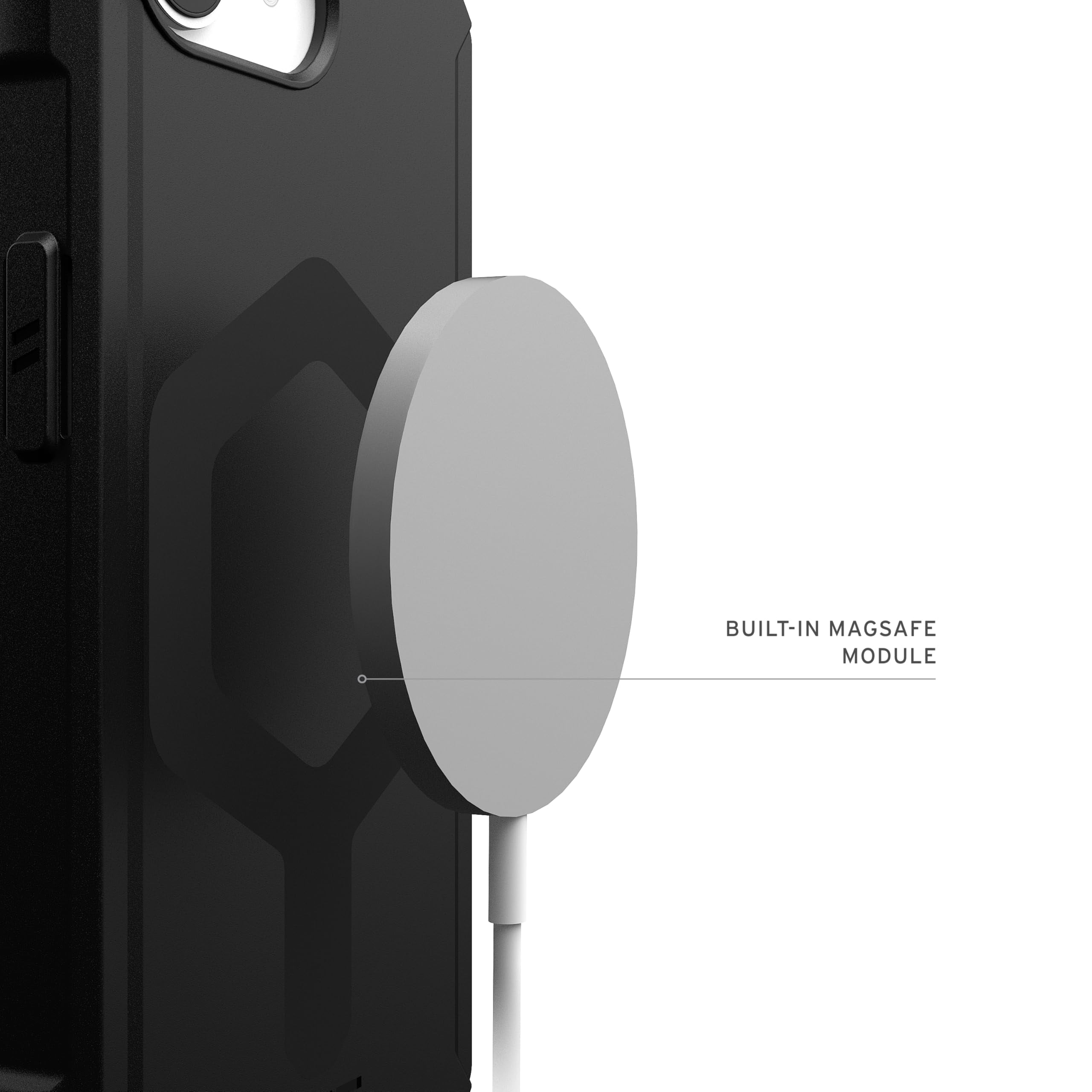 UAG iPhone 17e / iPhone 16e Case Essential Armor - Compatible with MagSafe Rugged Military Grade Drop Proof Military Grade Drop Proof Protective Cover, Opaque Black