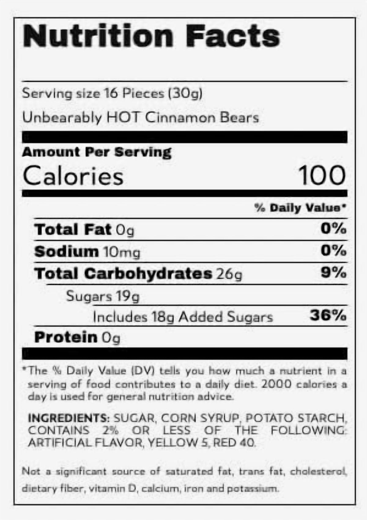 NY SPICE SHOP Hot Cinnamon Gummy Bears - 3 Pound - Hot Gummy Bears - Cinnamon Candy Bears - Spicy Gummy Bears - Cinnamon Jelly Bears