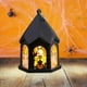 thumbnail image 2 of Lámpara de mano de Halloween Jack-O-Lantern, decoraciones de Halloween, vela electrónica LED, decoración de ambiente, velas fantasma, lámpara de viento para cerca de patio, terraza o patio, 2 of 5