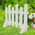 thumbnail image 4 of 2pcs  Garden Fence Bases Lawn Picket Fence Stand Holder Yard Fence Supply for Garden, 4 of 6