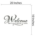 thumbnail image 4 of Greetings Wall Decals for Family Hallway - Hallway Welcome Sign Sign DIY & Creativity Boy Girl Bedroom Wall Sticker - Size: 20 In x 10 In, 4 of 5