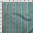 thumbnail image 4 of oneOone Rayon Turquoise Green Fabric Geometric Quilting Supplies Print Sewing Fabric By The Yard 56 Inch Wide, 4 of 4