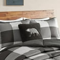 Woolrich Twin Down Alternative Comforter Set with Matching Sham Grey