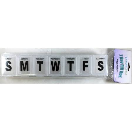 Pharmacy Best - 7 Day Weekly Pill Box Organizer (Best Pill For Over 40)