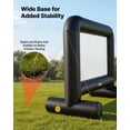 thumbnail image 5 of VEVOR Inflatable Movie Screen, 14 ft Outdoor Inflatable Projection Screen with Portable Storage Bag, Front/Rear Projection, Easy Set Up, Blow Up Screen for Outdoor Backyard Movie Night, Theme Parties, 5 of 9