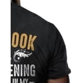 thumbnail image 4 of Men's Guitar Print T-shirt, Casual Short Sleeve Crew Neck Tee, Men's Clothing For Outdoor, 4 of 5