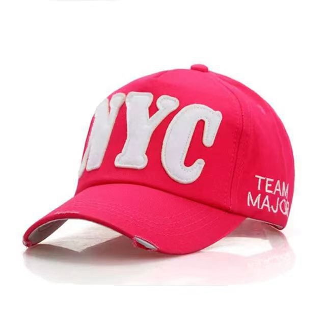 Casquettes de Baseball NYC Letter Cap pour Hommes et Femmes – Chapeau de Soleil Décontracté Printemps Été Ajustable Chapeau de Papa Chapeau de Sport Classique pour Usage Quotidien