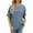 Gray, variant on XMMSWDLA Women Tunic Top Short Sleeve T Shirt Casual Pullover Blouses To Wear with Leggings Loose Fit Shirt Womens Summer Tops