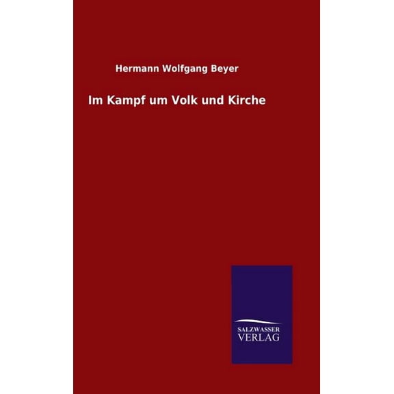 Im Kampf um Volk und Kirche (Hardcover)