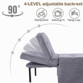 thumbnail image 5 of 4 in 1 Convertible Sofa Bed Chair Multi-Function Modern Folding Ottoman Sofa Bed Sleeper Chair Bed - Folding Convertible Couch Chair Ottoman Bed with Adjustable Sleeper for Small Space Apartment, 5 of 9