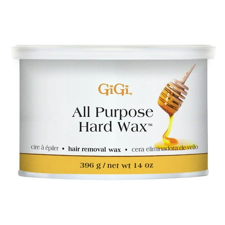 GiGi All-Purpose Body & Facial Hair Removal Hard Wax, 14 Ounce Container | (Best Way To Wax Facial Hair)