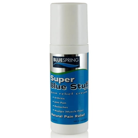 Blue Spring Super Blue Stuff Natural Pain Relief Cream - Walmart.com