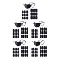 thumbnail image 2 of Qarigey 24Pcs Kids Lazy Eye Patch Non-woven Amblyopia Patches Care Accessories Eyewear Eyeshade Corrective Strabismus Kit Type2, 2 of 6