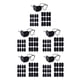thumbnail image 2 of Juego de 24 Uds parches oculares Jumpingount para niños Telas negras reutilizables ambliopía, 2 of 6