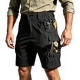 thumbnail image 4 of hlysgo Men's Cargo Shorts Lightweight Stretch Ripstop Hiking Work Shorts Waterproof Casual Shorts with Multi Pockets Black,3xL, 4 of 6