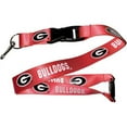 thumbnail image 1 of Aminco Georgia Bulldogs Lanyard, Detachable Key Ring, 1 of 1