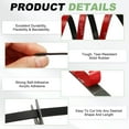 thumbnail image 3 of 2Pcs Neoprene Rubber Strips 3/8" x 1/16" x 3.3FT Adhesive Solid Rubber Sheet, 3 of 5