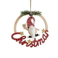 thumbnail image 1 of Adornos navideños Adornos de madera Colgantes de Papá Noel y renos Accesorios festivos para el árbol, 1 of 8