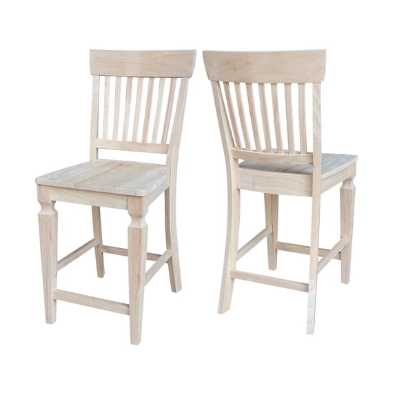 36" Solid Wood Square Dual Drop Leaf Dining Table with 2 Dining Chairs