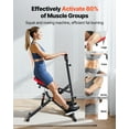 thumbnail image 2 of VEVOR Squat Machine, Deep Squat Rowing Machine for Home, Easy Setup & Foldable Exercise Equipment, Glute Trainer Machine with 12-Gear Adjustable Resistance, Glutes & Leg Home Workout Machine, Black, 2 of 9