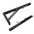 thumbnail image 3 of Unique Bargains Folding Bracket 16 inch 400mm for Shelves Table Desk Wall Mounted Support Collapsible Long Release Arm, 3 of 5
