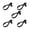 Black, variant on GJX 5Pcs Glasses Strap,Flexible Glasses Chain,Comfortable Adjustable Length Eyeglasses Strap,Purple
