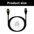 thumbnail image 3 of Gold 4Pin S Video Cable Male to Female Connector for Video Transmission PVC, 3 of 7