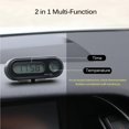 thumbnail image 2 of Scienceny Reloj Digital de coche de moda 2 en 1 con pegatina de doble cara, indicador de temperatura de vehículos con retroiluminación LED para coches Vehículos, repuestos y accesorios Mis Scienceny VI004513-00, 2 of 6