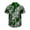 Green, variant on BUWTTER Mens Shirts Short Sleeve Tropical Button Down Summer Loose Fit Breathable Relaxation Beach Shirt Green L