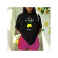 thumbnail image 2 of Playera Blusa De LimonesDolce Far Niente – Disfruta el Placer de No Hacer Nada con Estilo Color Negro Talla Grande Marca Emil SaEs, 2 of 4