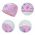 thumbnail image 4 of Girls Mermaid Swimuit One Piece Bathing Suits Fish Scale Ruffles Swimwear with Swimming Cap, 4 of 7