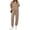 B-Brown, variant on 2 Piece Outfits for Women Long Sleeve Sweatsuit and Wide Leg Tracksuit Ladies Fall Cozy Lounge Sets