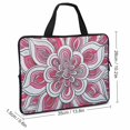 thumbnail image 2 of RUIYC Flowers Laptop Bag Cover with Diving Fabric, and Waterproof, Convenient Hand-Carry Position, Ideal for Daily and Travel 13inch, 2 of 5