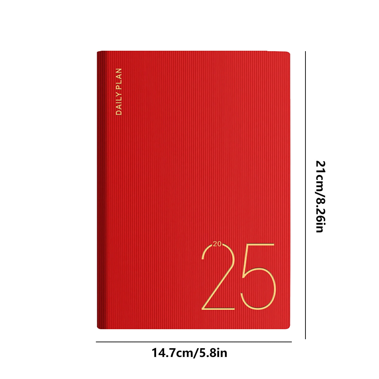 Weekly Planner Notebook Hardcover Calendar Planner With Monthly Tab 80Gsm Thick Paper Daily Planner 365-Day Office Plan