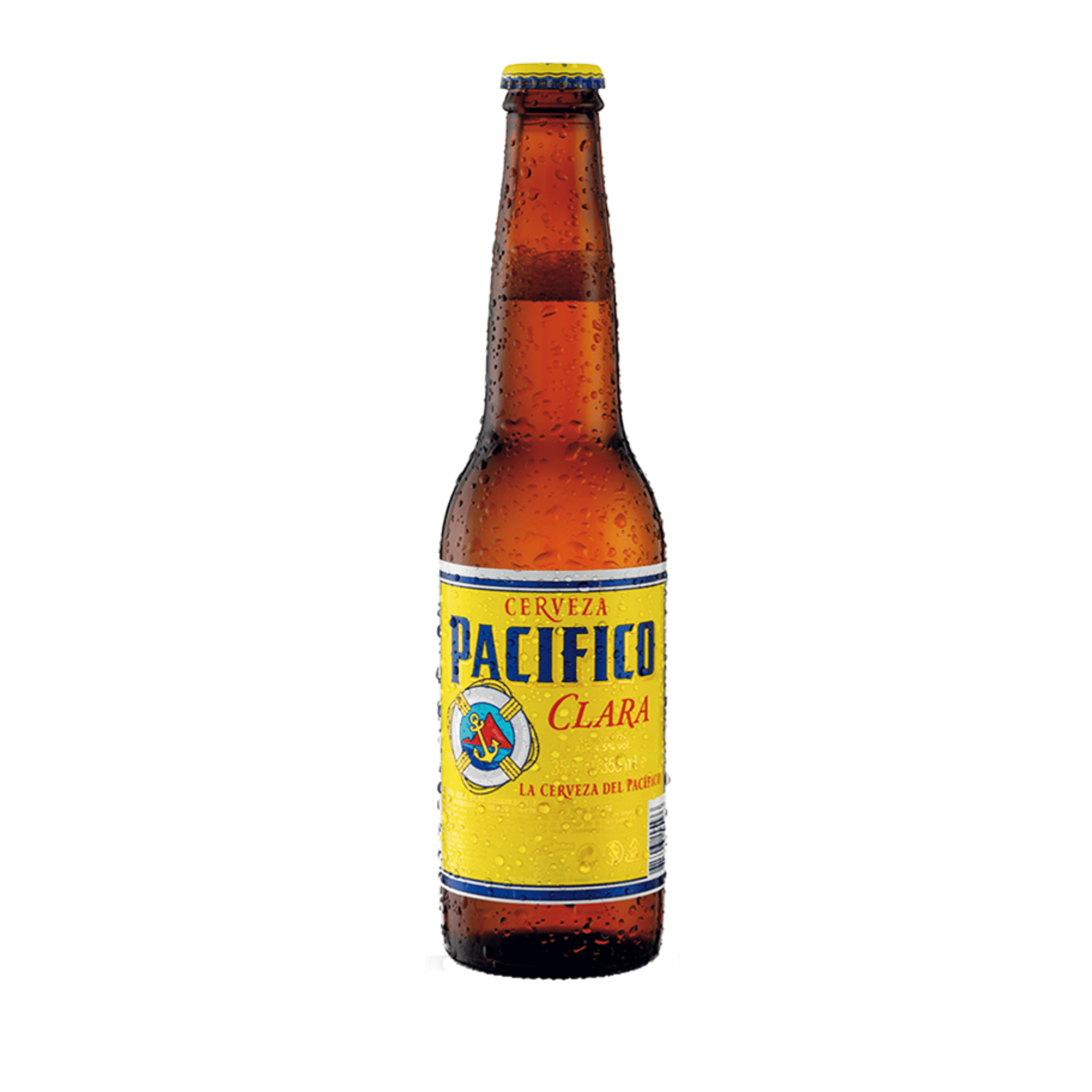 Pacifico Clara Lager Mexican Beer 12oz Glass Bottles  6 Pack 4.4% ABV