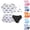 White, variant on HAOTAGS Girls Tankini Swimsuit 10-12,Rash Guard Printed Sun Protection Summer 4PC Swimwear White