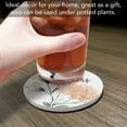 thumbnail image 3 of Thirstystone "Cheers Grey Floral" Single Absorbent Stone Coaster, 3 of 7