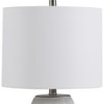 thumbnail image 4 of Maklaine 1-Light Coastal Concrete Stone & Steel Table Lamp in Gray/White, 4 of 6